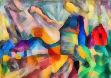 Zachód słońca, 2017,